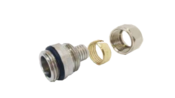Переходник компрессионный для PEX нар. резьба Pex Sanline